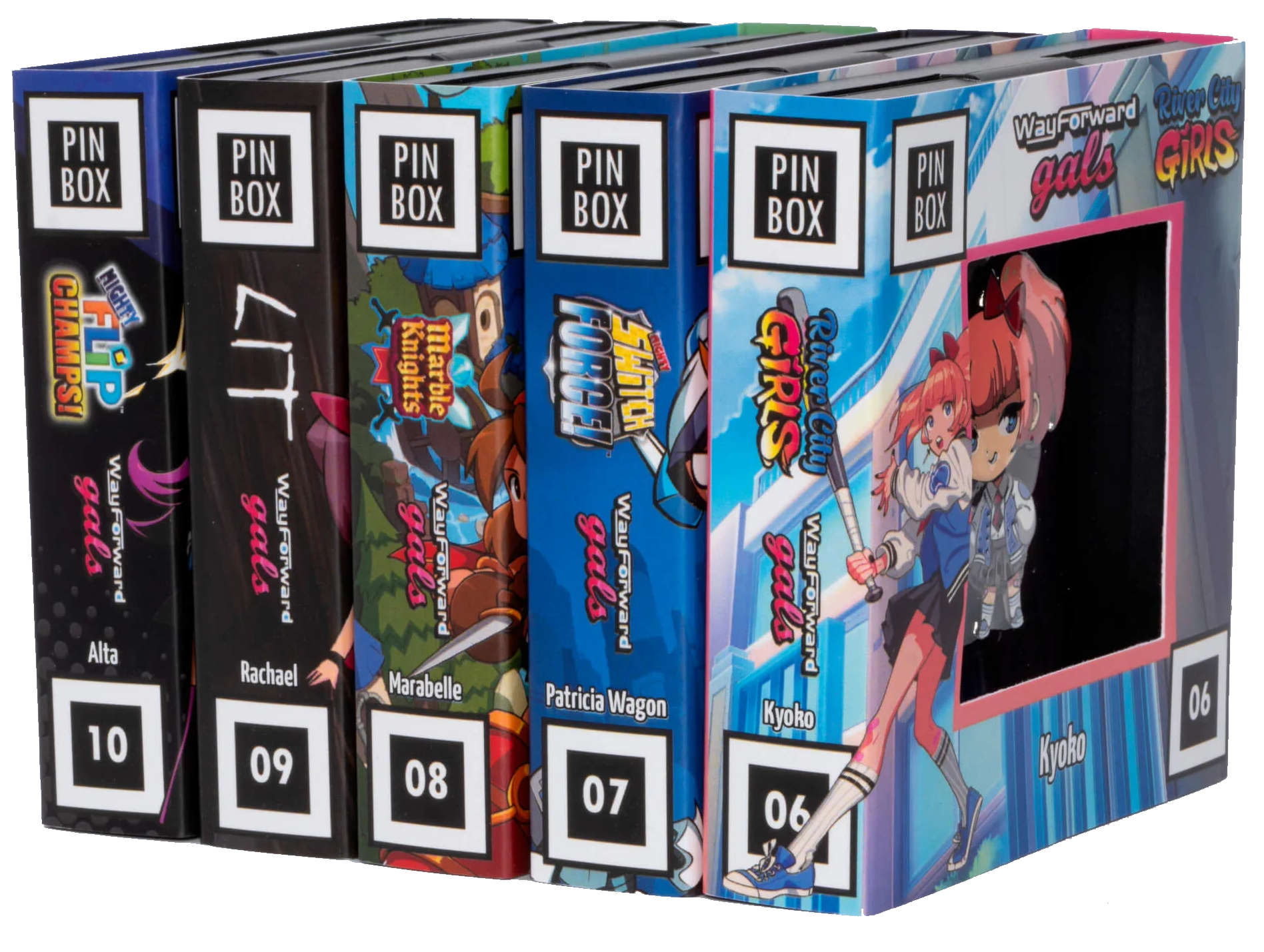 WayForward Gals Pin Bundle 2 (06 - 10)